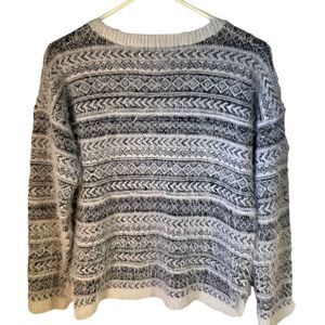 Springfield Knitwear Icy Blue Fuzzy Soft Sparkly Sweater Med